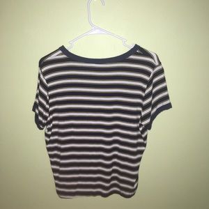 Blue Stripped Top